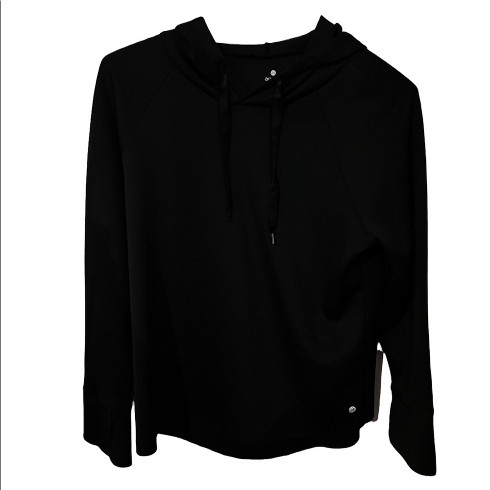Black Apana Yoga Hoodie. Size L